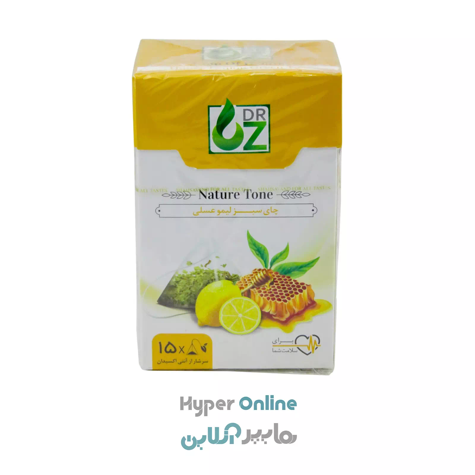 چای سبز لیمو عسلی 15 عددی دکتر OZ
